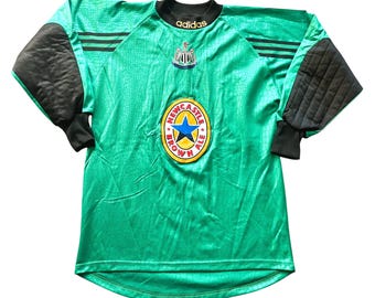Camisa de goleiro vintage do Newcastle 1997-98 (muito boa) Pequena original