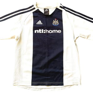 Original Newcastle Adidas bortatröja 2002-03 (rättvis) Stor pojkar 152 bild 1