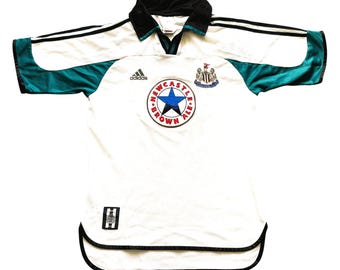 Vintage Adidas Newcastle Away Shirt 1999-00 Adidas (good) Adults Small