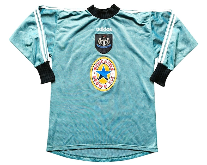 Maglia da portiere vintage Adidas Newcastle 1996-97 (buona) Piccola immagine 1