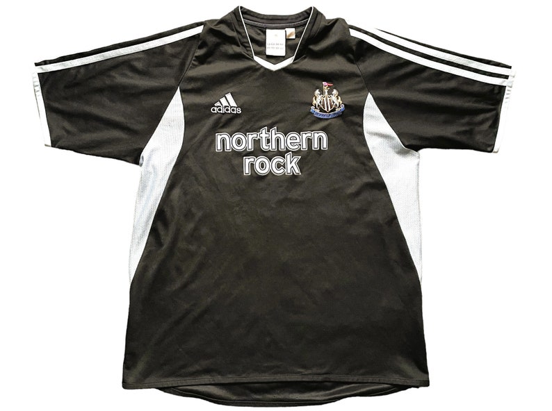 Vintage Adidas Newcastle bortatröja 2003-04 (mycket bra) Vuxna XS / XL Pojkar 164 bild 1