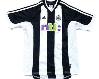 Vintage Adidas Newcastle Home Shirt 2001 -03 (fair) Adults XS / Youths see below
