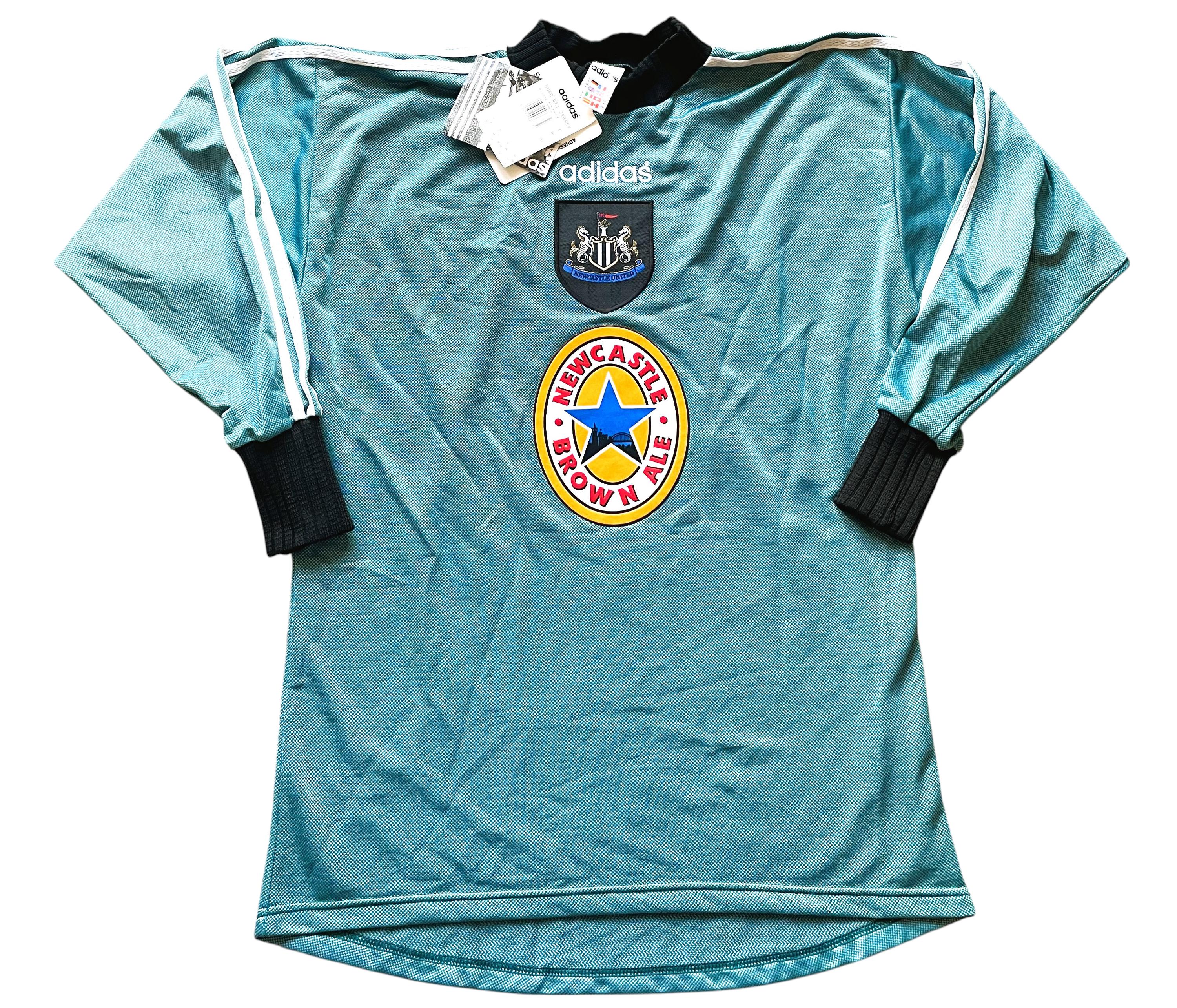 90s adidas Newcastle 1995/1996 ユニフォーム NEWCASTLE UNITED 1995 1996 HOME FOOTBALL SHIRT SOCCER JERSEY