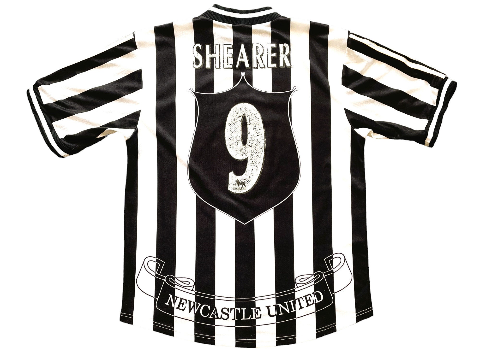 Newcastle Home Shirt 1997-99 SHEARER 9 (good) Adults Large - Etsy