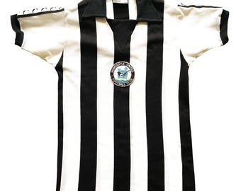 Camiseta vintage de local del Newcastle Bukta 1976-80 original (muy buena) talla extra pequeña para adultos