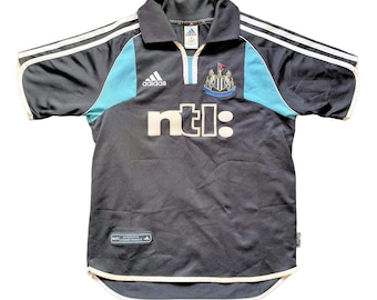 Vintage Adidas Newcastle Away Shirt 2000/01 (good) Adults XS/Youths