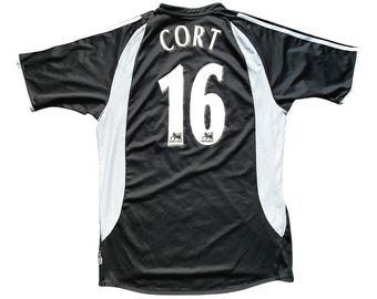 Vintage Adidas Newcastle Auswärts Trikot 2003-04 CORT 16 (sehr gut) Erwachsene S