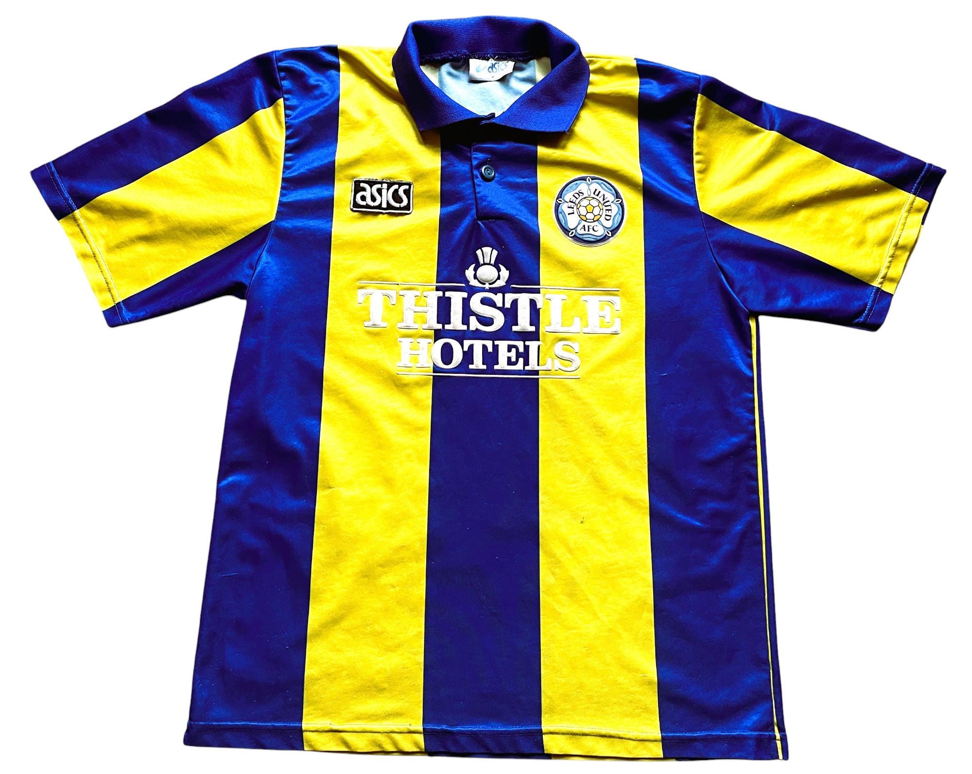 アシックス リーズ・ユナイテッド ユニフォーム 93/95アウェイ Lサイズ アシックス リーズ・ユナイテッド ユニフォーム 93/95アウェイ L