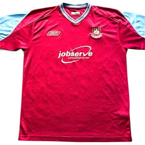 West Ham Home Shirt 2003-05 (fair) Adults Large 42/44 Reebok