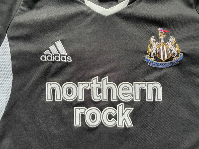 Vintage Adidas Newcastle bortatröja 2003-04 (mycket bra) Vuxna XS / XL Pojkar 164 bild 3