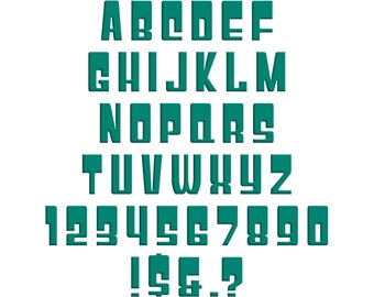 Machine Embroidery Font Alphabet, Quilt Embroidery Font, Embroidery Machine Pattern, Letter Embroidery, Instant Download Embroidery -3 Sizes