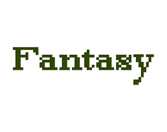 Fantasy Machine Embroidery Font Monogram Alphabet, Bx Embroidery, Pes Format, Jef Format, Hus Format, Vp3 Format and More - 3 Sizes