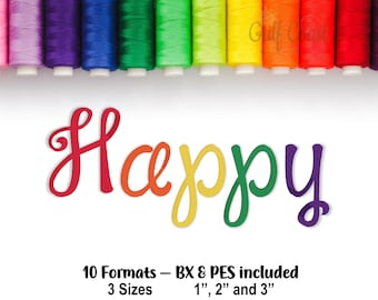 BX Embroidery Digitized Design Font Download, Machine Embrilliance Embroidery Files, PES Format Included!
