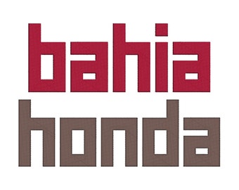 BX Machine Embroidery Font Alphabet, Block Machine Embroidery Font, Block Embroidery Alphabet, Instant Download Embroidery Font - 3 Sizes