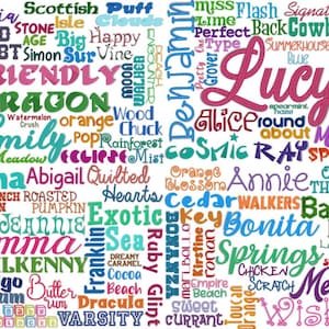Embrilliance Mega Bundle 80 Best Seller, Machine Embroidery Digitized Font Design Collection, BX Format Only, Instant Download