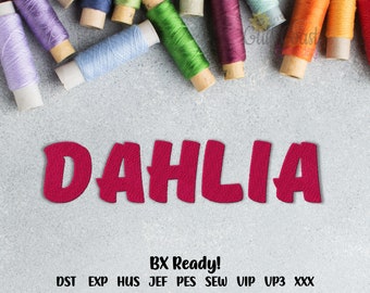 Machine Embroidery Font Alphabet, Embroidery Font Download, Pes Embroidery Font, BX Machine Embroidery Font - 3 Sizes