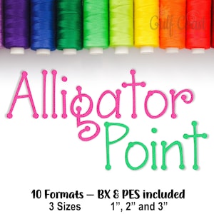 BX Embroidery Font, Digitized Design Embrilliance, Fun Embroidery Font Files, Instant Download, Multiple Formats!!