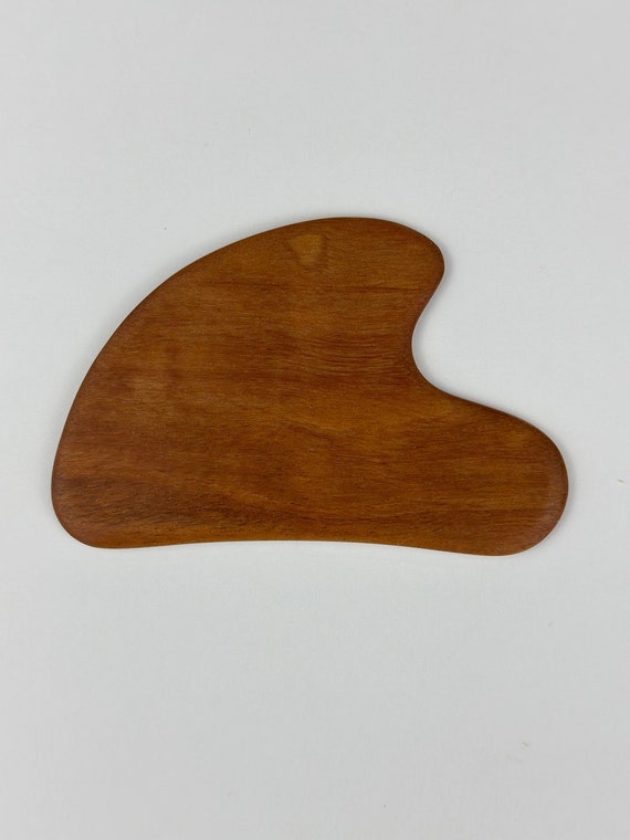 Real Wood Gua Sha Beauty Blade: Lymphatic Drainage Facial Tool