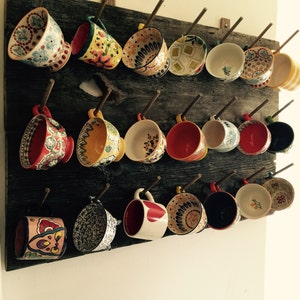 Mug Rack *Vertical* Wedding Gift for Anthropologie Mugs 20 placement