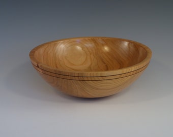 Wood Bowl, Wood Turn Bowl, Cherry Bowl, Lathe Turned Bowl, Wooden Bowl, Wedding Gift, Housewarming Gift