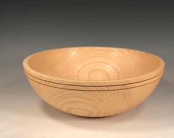 Salad Bowl, Hackberry, Wood Bowl #49