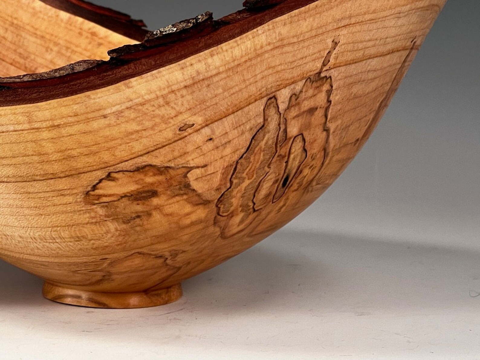 Live Edge Bowl Wood Turn Bowl Maple Live Edge Bowl Etsy