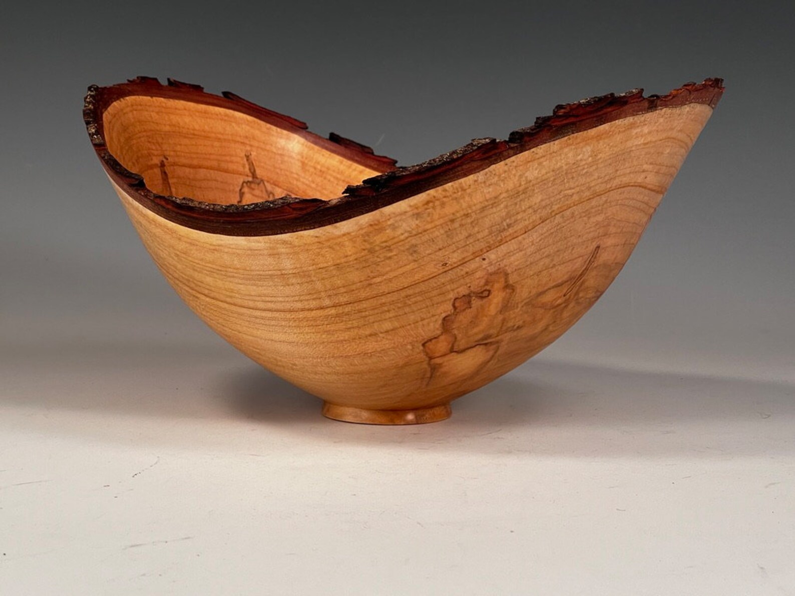 Live Edge Bowl Wood Turn Bowl Maple Live Edge Bowl Etsy