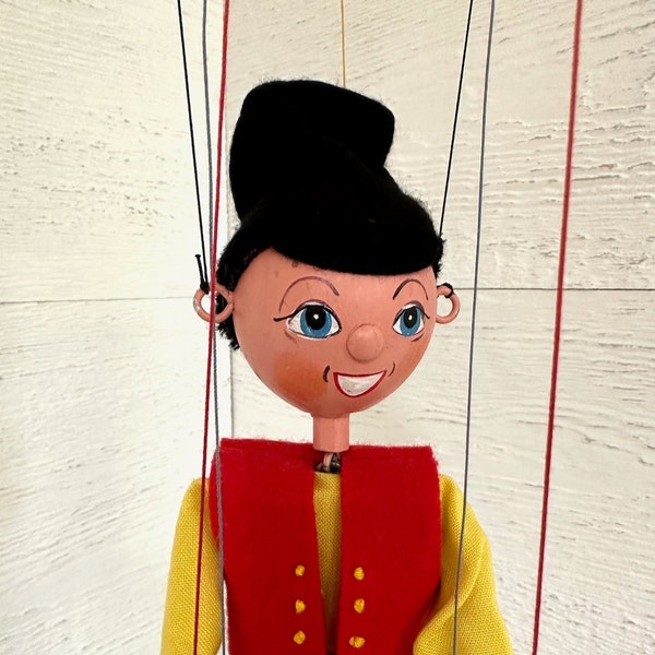 Vintage Pelham Marionette Puppet Dutch Boy / Collectible Toy
