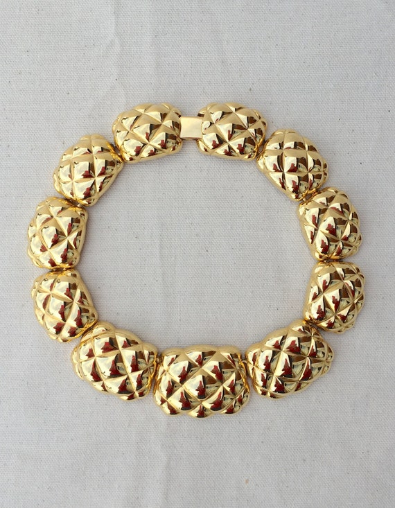 1980's Golden Glamour Necklace