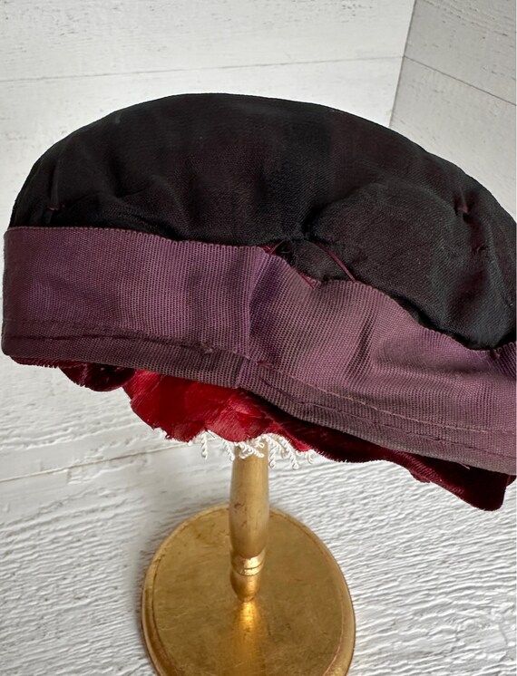 Women’s Vintage Hat | 1940s | Toque | Turban | Bu… - image 7