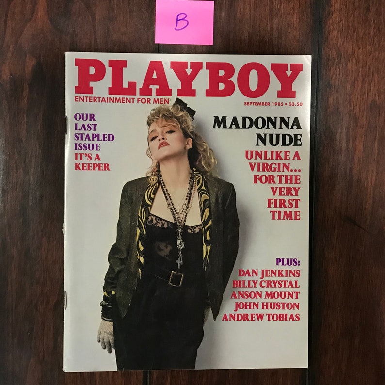 Vintage 1985 Madonna Playboy Magazine Collector Issue Etsy
