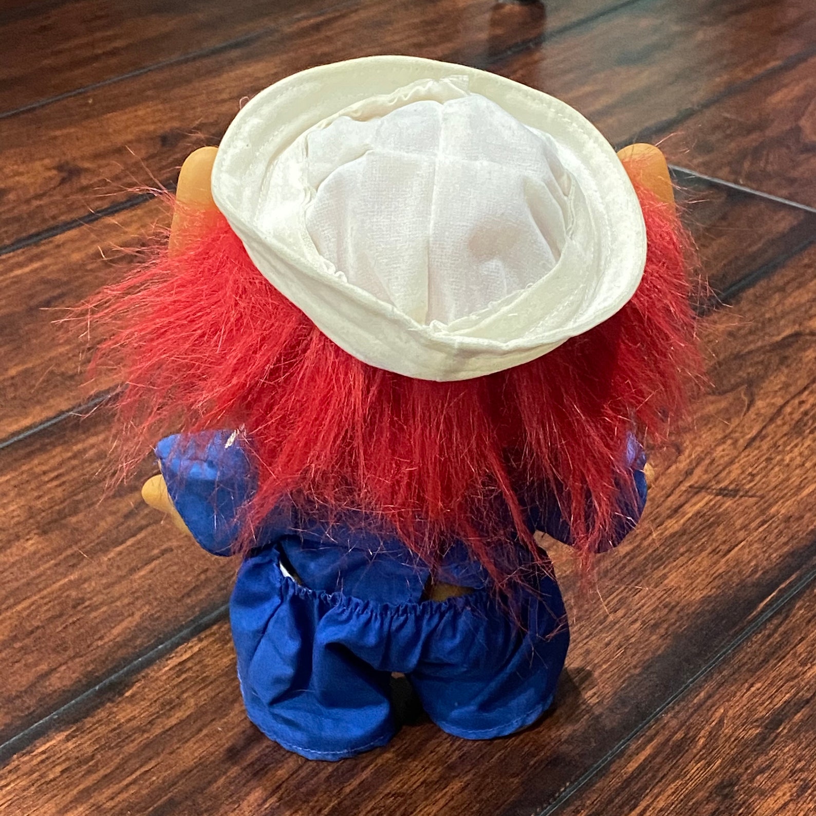 Vintage 80s Sailor Troll Doll w/ Hat 8 Red Hair Etsy