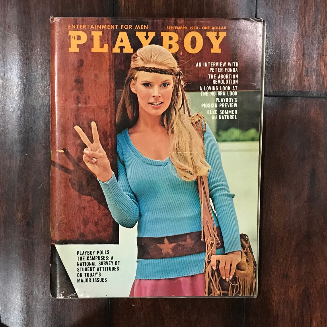 Vintage 1970 Playboy Magazine Centerfold Playmate Bunny Adult | Etsy