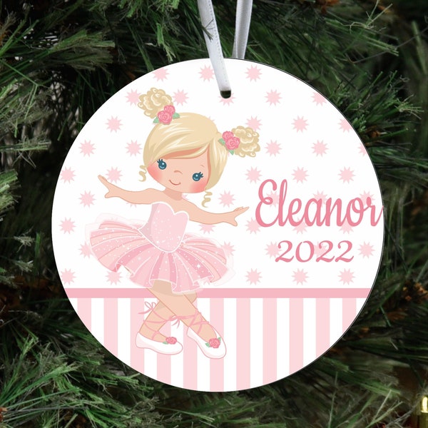 Personalized Ballerina Ornament Girl  Ballerina  Dance Ornament Keepsake Ornament