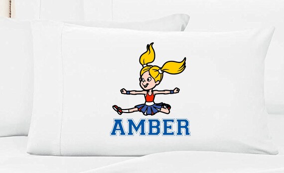 Personalized Cheerleader Pillowcase Cheer Pillow Case Etsy