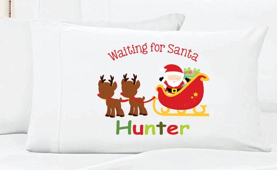 Personalized Santa Pillowcase Santa 