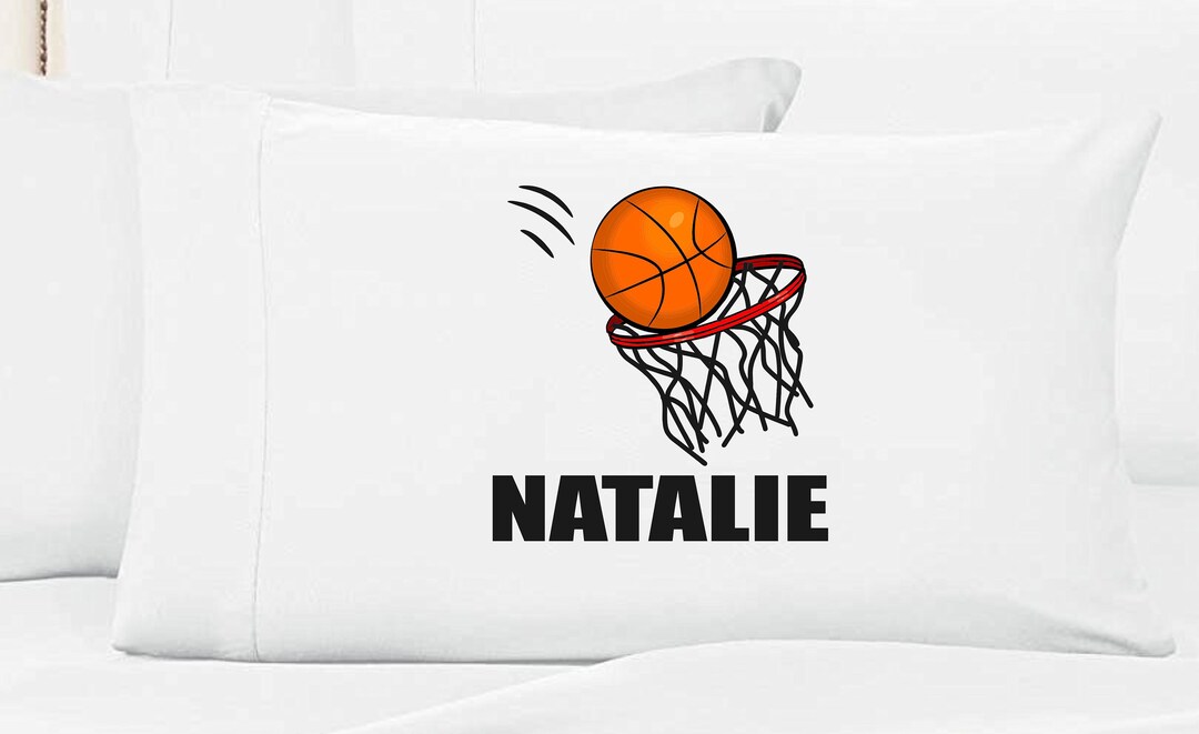 Personalized Basketball Pillow Case Sport Pillow Case Etsy