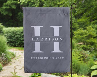 Lavish Last Name Personalized Garden Flag, New Home Gift, Housewarming Gift, Personalized Home Decor