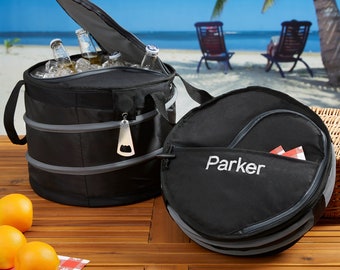 Personalized Collapsible Party Cooler, Outdoor Gifts, Party Gifts
