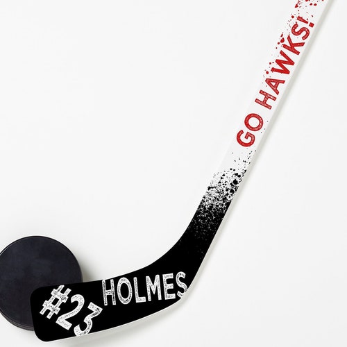 Custom Personalized Mini Hockey Stick Laser Engraved Etsy