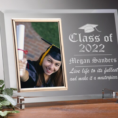 Graduation // Personalized Engraved Photo Frame // Class of Etsy