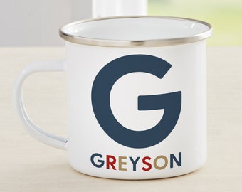 Mix & Match Personalized Kids Enamel Mug, Personalized Kitchenware, Personalized Gift for Kids