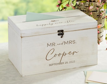 Natural Love Engraved Wooden Wedding Keepsake Card Box, Wedding Advice Box, Wedding Couples, Wedding Decorations, Rustic Wedding Theme