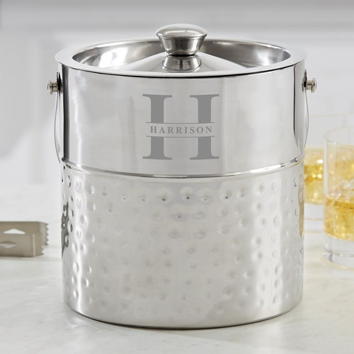Lavish Last Name Personalized Ice Bucket Gifts for Wedding Etsy