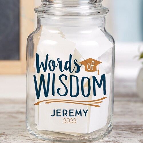 Graduation Wishes & Memories Personalized Jar Gifts for Etsy