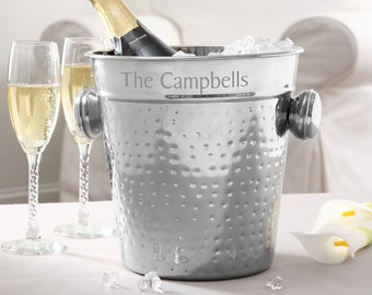 Engraved Custom Chiller & Ice Bucket, Gifts for Couples, Wedding Gifts, Housewarming, Home Bar Gifts