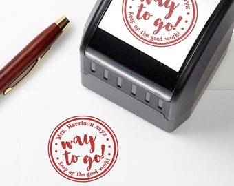 Words of Encouragement Self-Inking Teacher Stamp, Teacher Gifts, Teacher Appreciation, School Gifts, End of Year Gift, Gifts for Teachers