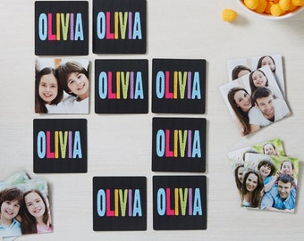 All Mine! Personalized Photo Memory Game, Personalized Games for Kids, Gifts for Kids, Birthday Gift, Games