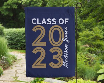 Graduating Class Of Personalized Garden Flag, Graduation Flag, Custom Flag, Graduation Decorations, Outdoor Decor, Graduation Gifts