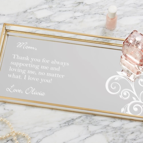 For Her Personalized Vanity Tray Gifts for Her Mother's Etsy